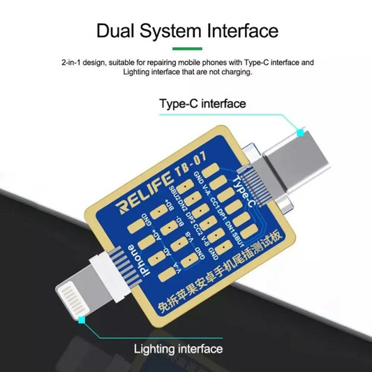 DOC TEST TIPO C + LIGHTING RELIFE RL-TB07